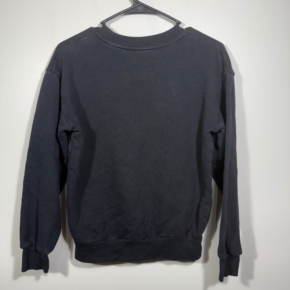 Vintage Inspired Disney Mickey and Co‎ Black Sweatshirt XS Goofy Donald Pluto - Picture 4 of 6